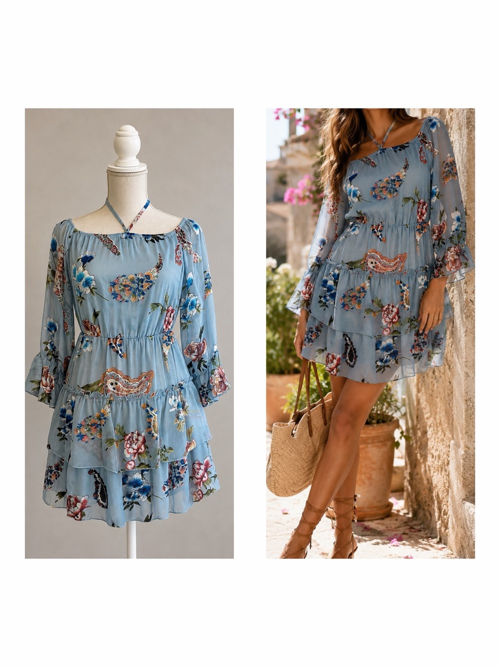 Alice and Olivia Floral Print Dress